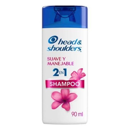 Head Shoulders Shampoo Suave y Manejable 2 en 1 x 90 ml