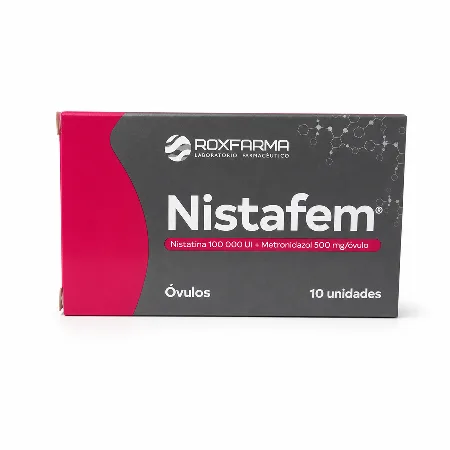 Nistafem 100000 UI + 500 mg / Ovulo x 10 Unidades